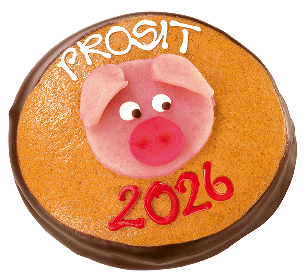 Neujahrs-Taler „Glücksschwein“