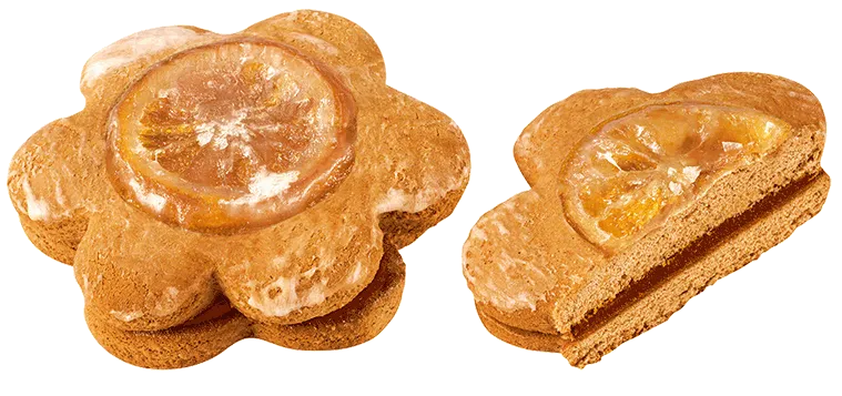 Vegane Lebkuchenblume