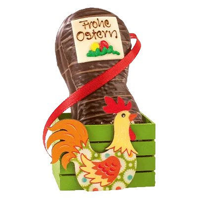 Lebkuchen Easter-Box "Rooster""