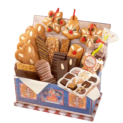 Große Lebkuchendose gefüllt