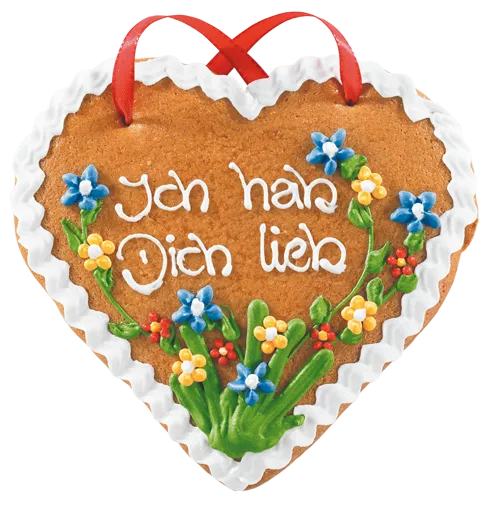 Lebkuchenherz "Ich hab dich lieb"