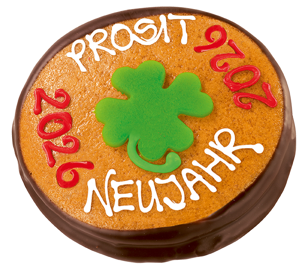 Neujahrs-Taler „Glücksklee“