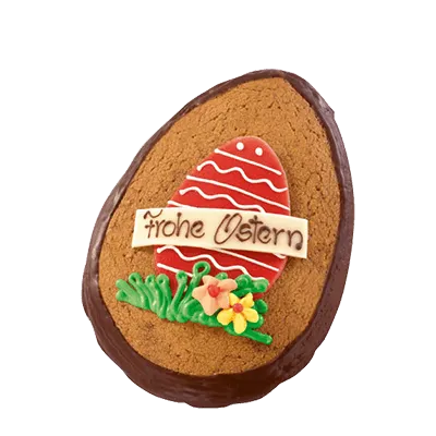 Osterlebkuchen in Eiform