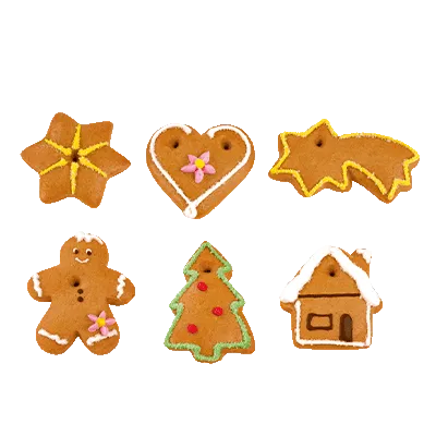 Verschiedene Mini Lebkuchen