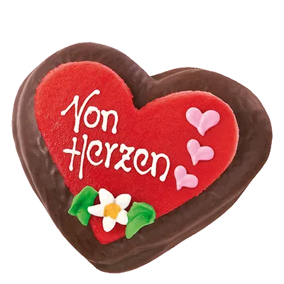 Schokolebkuchenherz "Von Herzen"