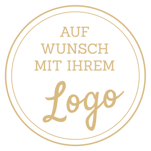 Produktlabel "Auf Wunsch mit Ihrem Logo"