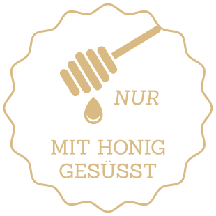 Produktlabel "nur mit honig gesüsst"