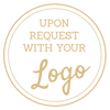 Upon request with your logo