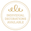 Individual decoration available