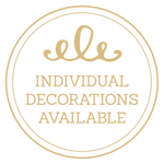 Individual decoration available